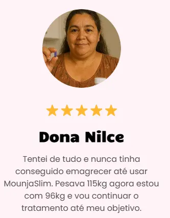 MounjaSlim - depoimento da dona nilce